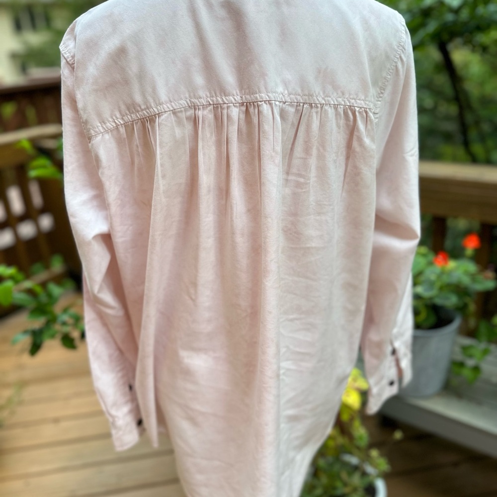 Target Universal Thread Light Pink Button Down Po… - image 4